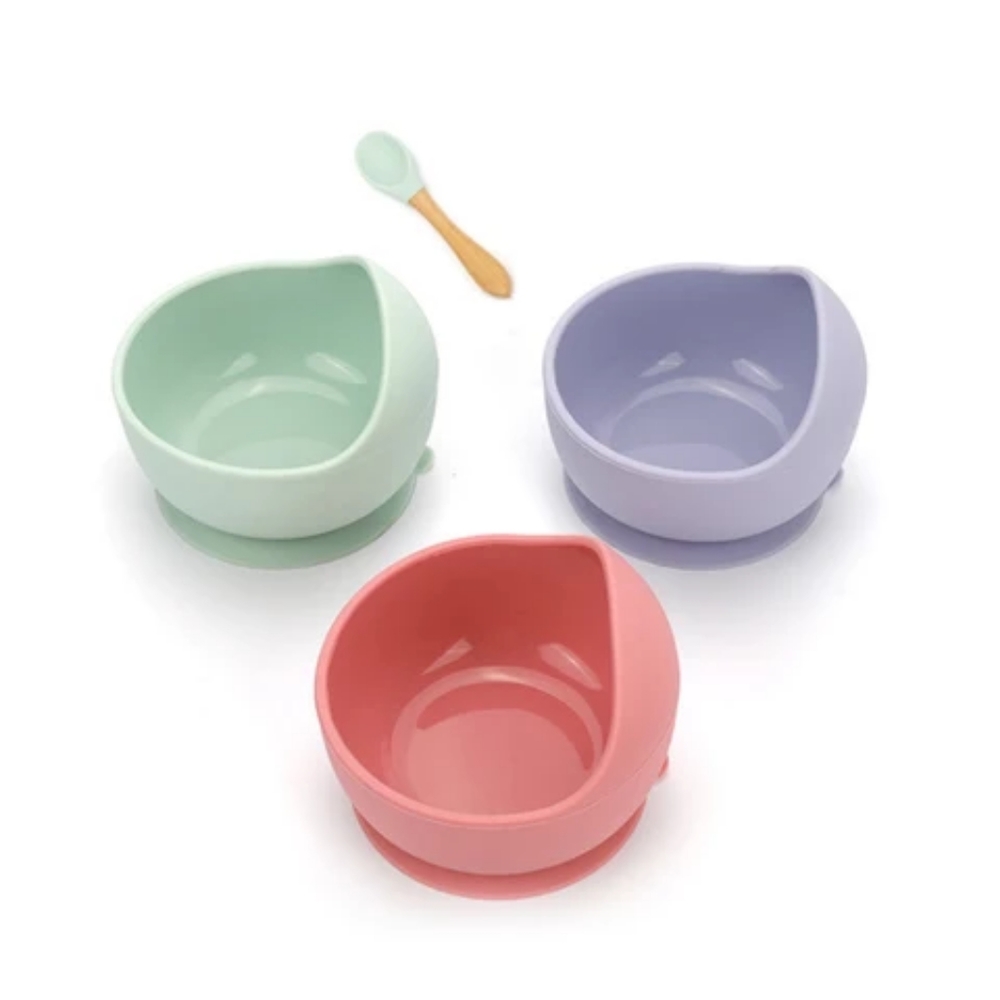 Baby Food  Bowl  with  Same  Bowl Spoon BPA  free.
